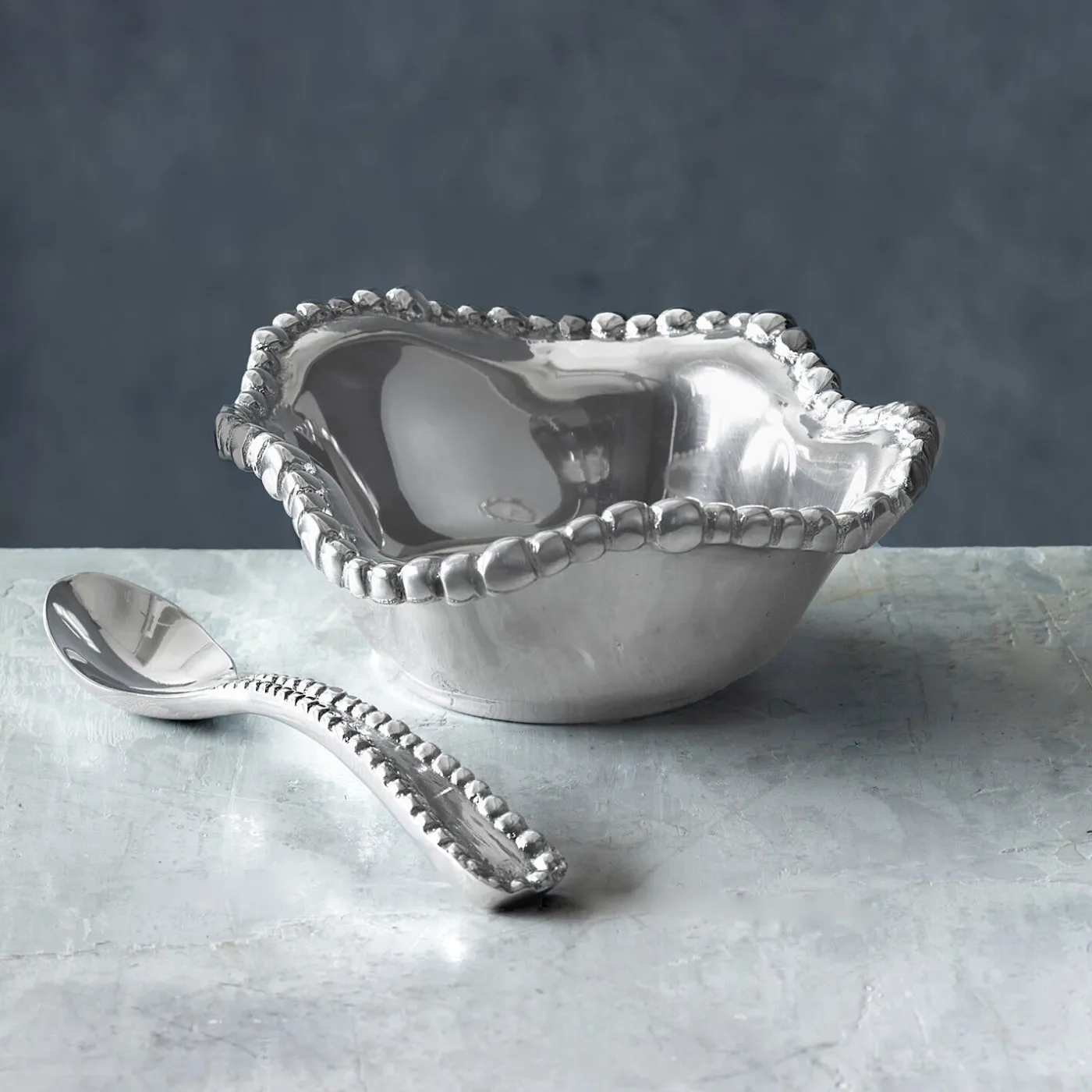Sale GIFTABLES Organic Pearl Petit Bowl with Spoon Bowls|Best Sellers