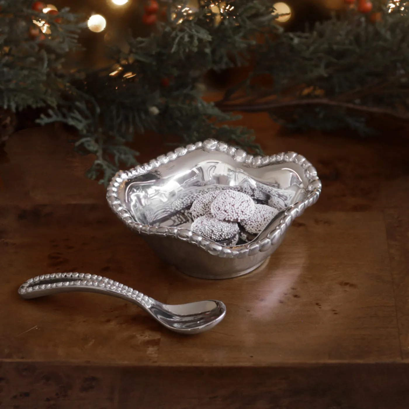 Sale GIFTABLES Organic Pearl Petit Bowl with Spoon Bowls|Best Sellers
