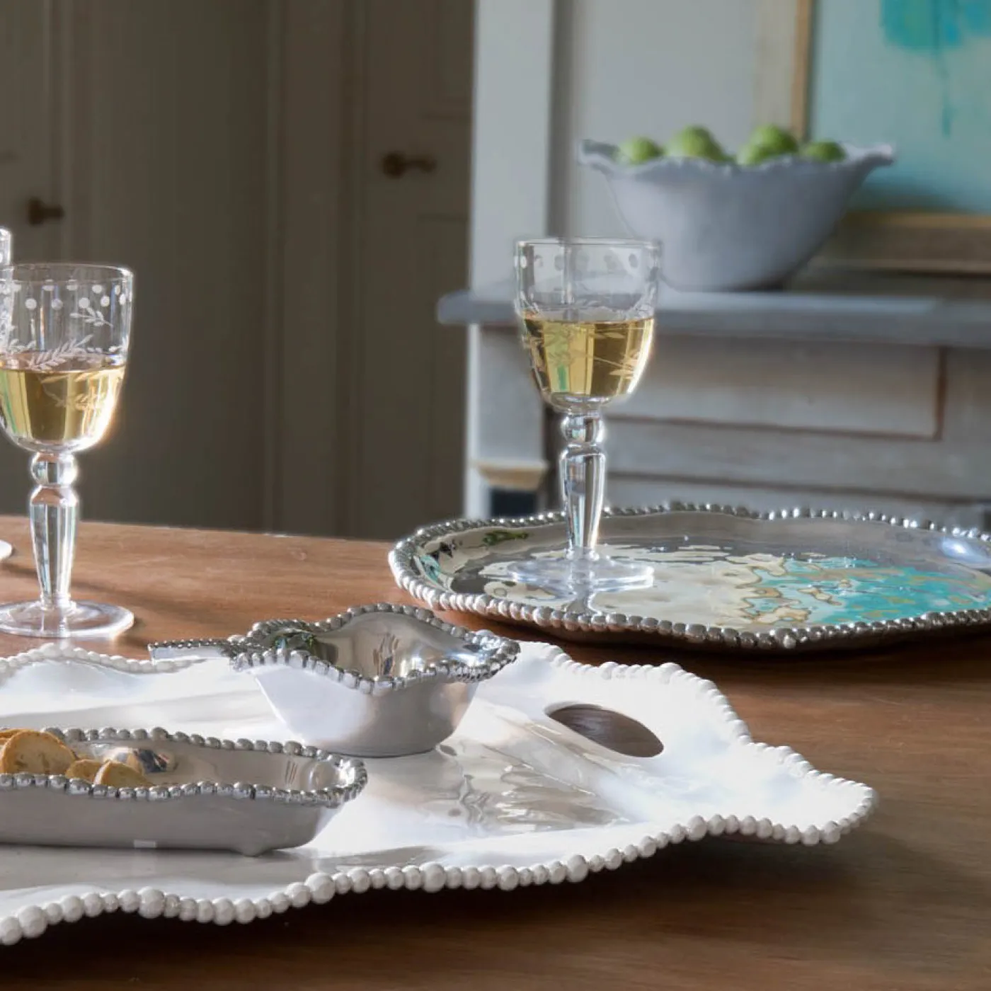 Sale GIFTABLES Organic Pearl Petit Bowl with Spoon Bowls|Best Sellers