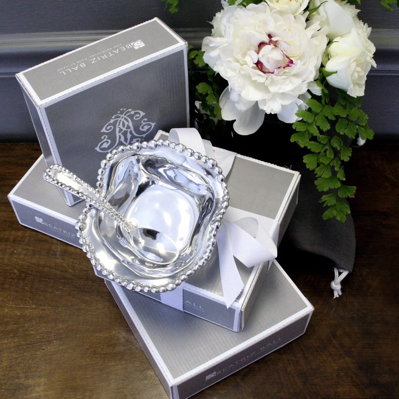 Sale GIFTABLES Organic Pearl Petit Bowl with Spoon Bowls|Best Sellers