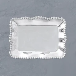 GIFTABLES Organic Pearl Rectangular Tray Trays|Best Sellers
