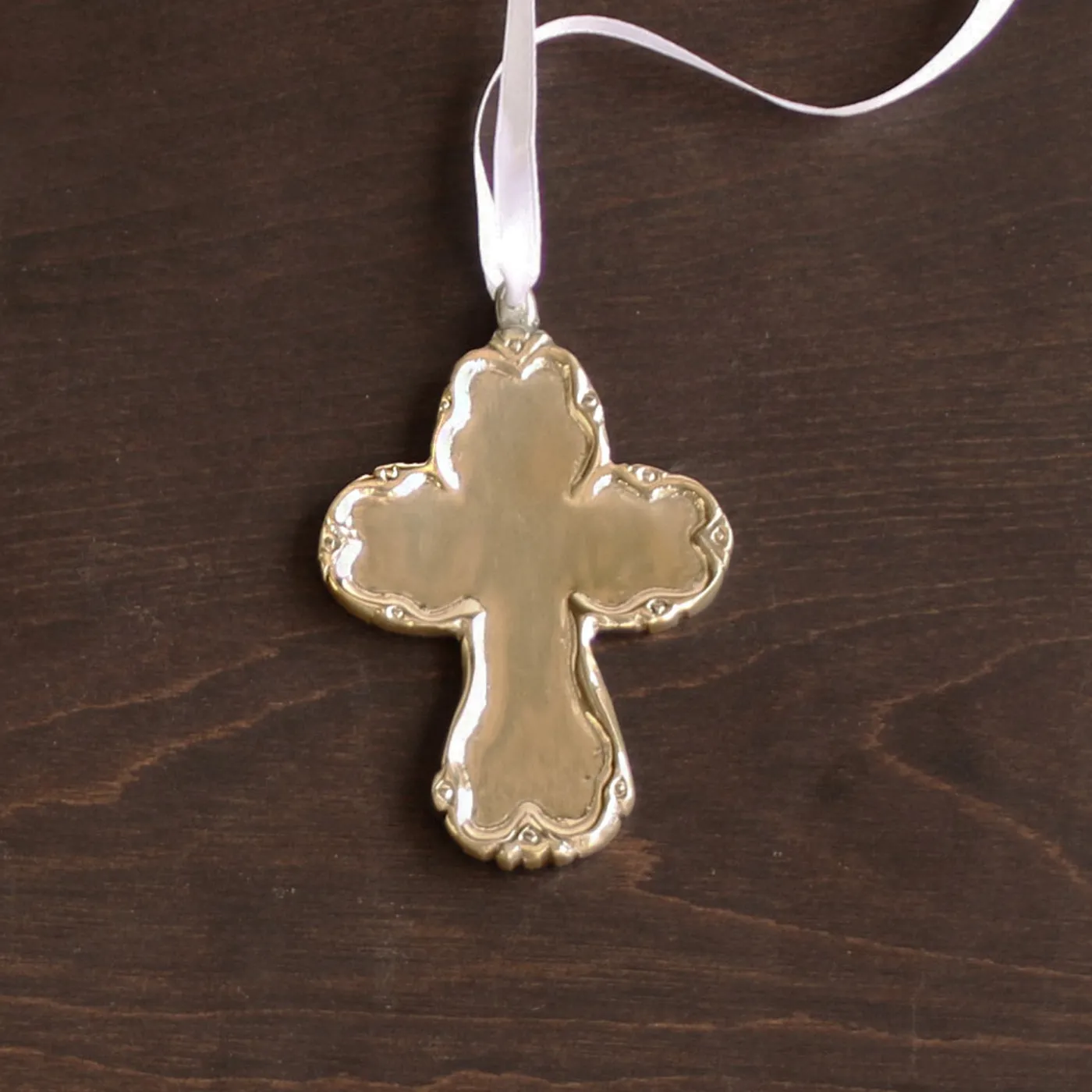 Outlet GIFTABLES Sierra Modern Princess Cross Ornament (Shiny Gold) Crosses|Ornaments