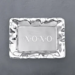 Discount GIFTABLES Vento Rectangular Engraved Tray- XOXO Trays|Gifts Under $50