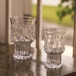 Discount GLASS Baroque 6 oz Stemless Set of 4 (Clear) View All Glass|Glass