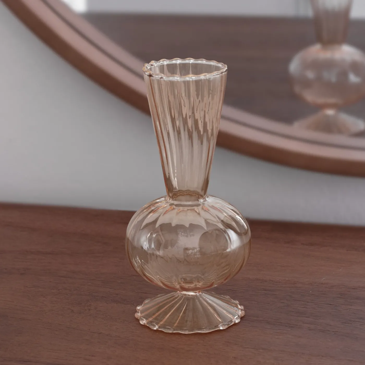 Discount GLASS Cambridge Beth 6" Bud Vase Set of 2 (Champagne) GLASS Bud Vase|GLASS Cambridge