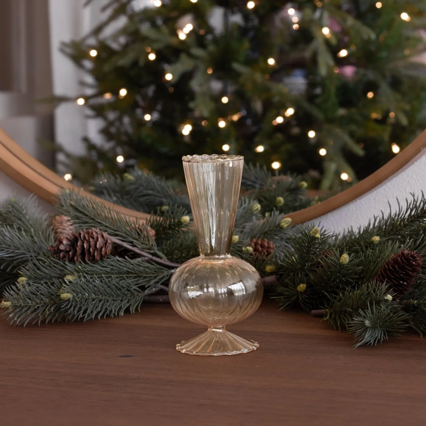 Discount GLASS Cambridge Beth 6" Bud Vase Set of 2 (Champagne) GLASS Bud Vase|GLASS Cambridge