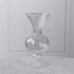 Discount GLASS Cambridge Flora Flower Vase Set of 2 (Clear) GLASS Cambridge|View All Glass
