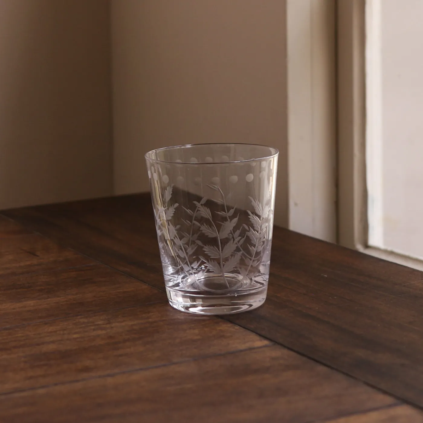 Best GLASS Fern with Dots Double Old Fashioned Set of 4 (Clear) View All Glass|Glass