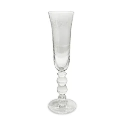 Sale GLASS French Swirl Champagne Flute Set of 4 (Clear) Drinkware|Glassware
