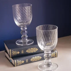 Best GLASS French Swirl Wine Set of 4 (Clear) Drinkware|Glassware