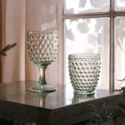 Outlet GLASS Hobnail Double Old Fashioned Set of 4 (Moss Green) View All Glass|Glass