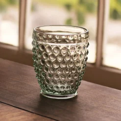 Outlet GLASS Hobnail Double Old Fashioned Set of 4 (Moss Green) View All Glass|Glass