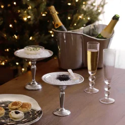 New GLASS Venice Champagne Flute Set of 4 (Clear) View All Glass|Glass