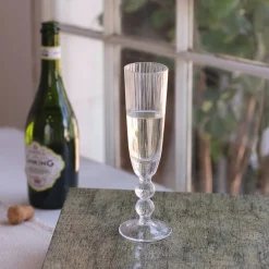 New GLASS Venice Champagne Flute Set of 4 (Clear) View All Glass|Glass