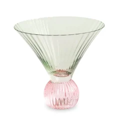 Best GLASS Venice Martini Set of 4 (Green and Pink) View All Glass|Glass