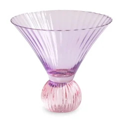 Hot GLASS Venice Martini Set of 4 (Violet and Pink) View All Glass|Glass