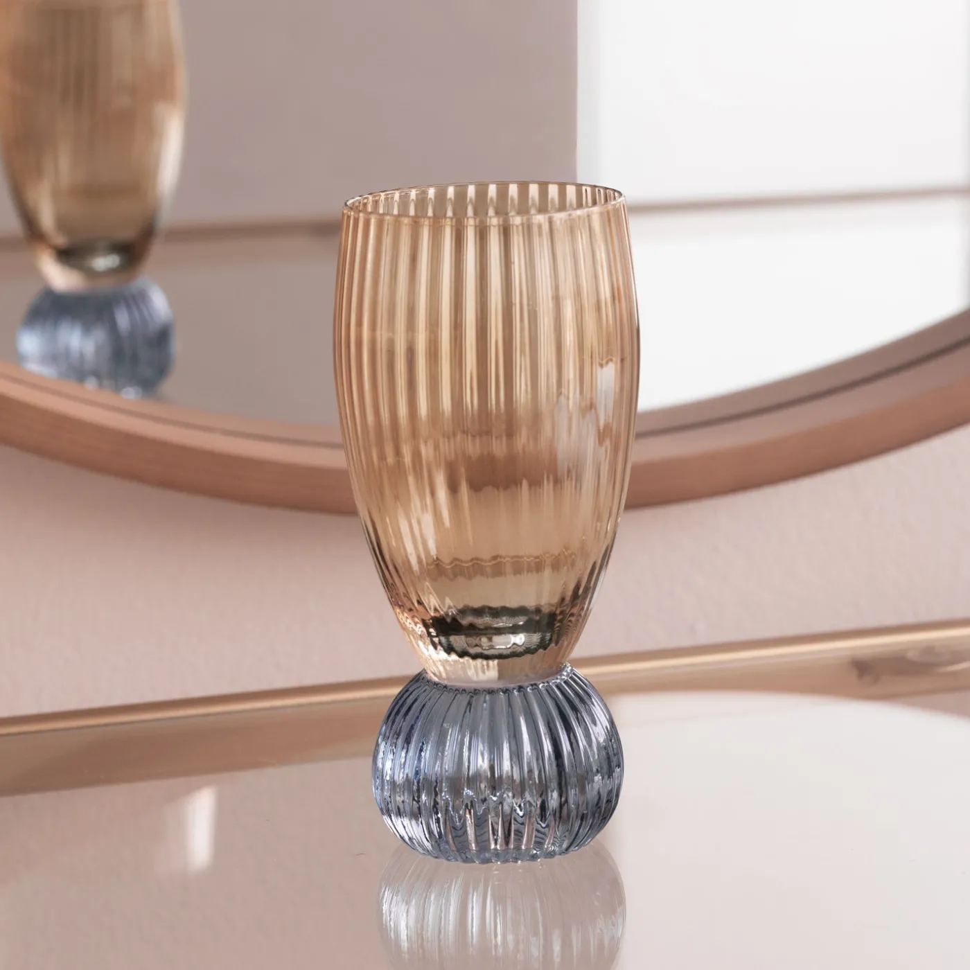 GLASS Venice Shot Glass Set of 4 (Amber and Blue ) View All Glass|Glass