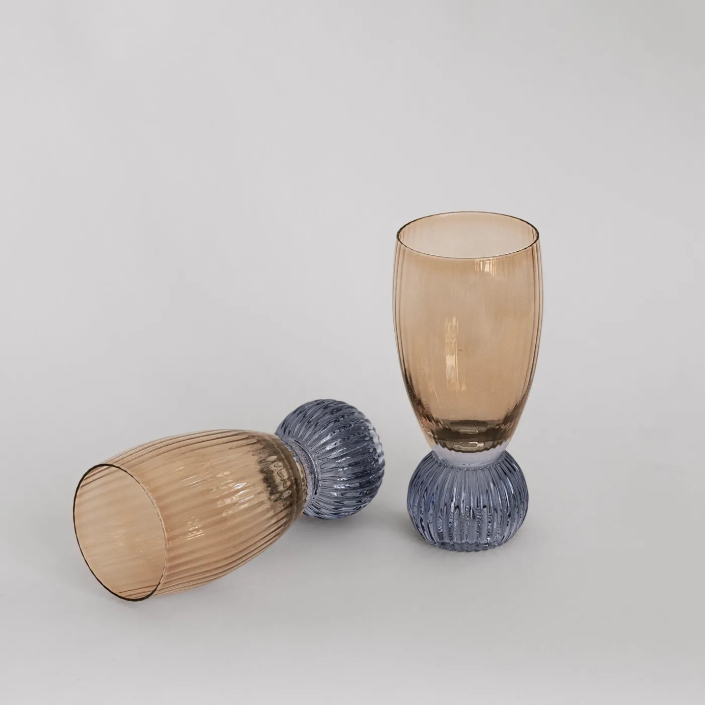 GLASS Venice Shot Glass Set of 4 (Amber and Blue ) View All Glass|Glass