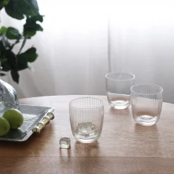 Sale GLASS Venice Stemless Wine Glass/Double Old Fashioned Set of 4 (Clear) View All Glass|Glass