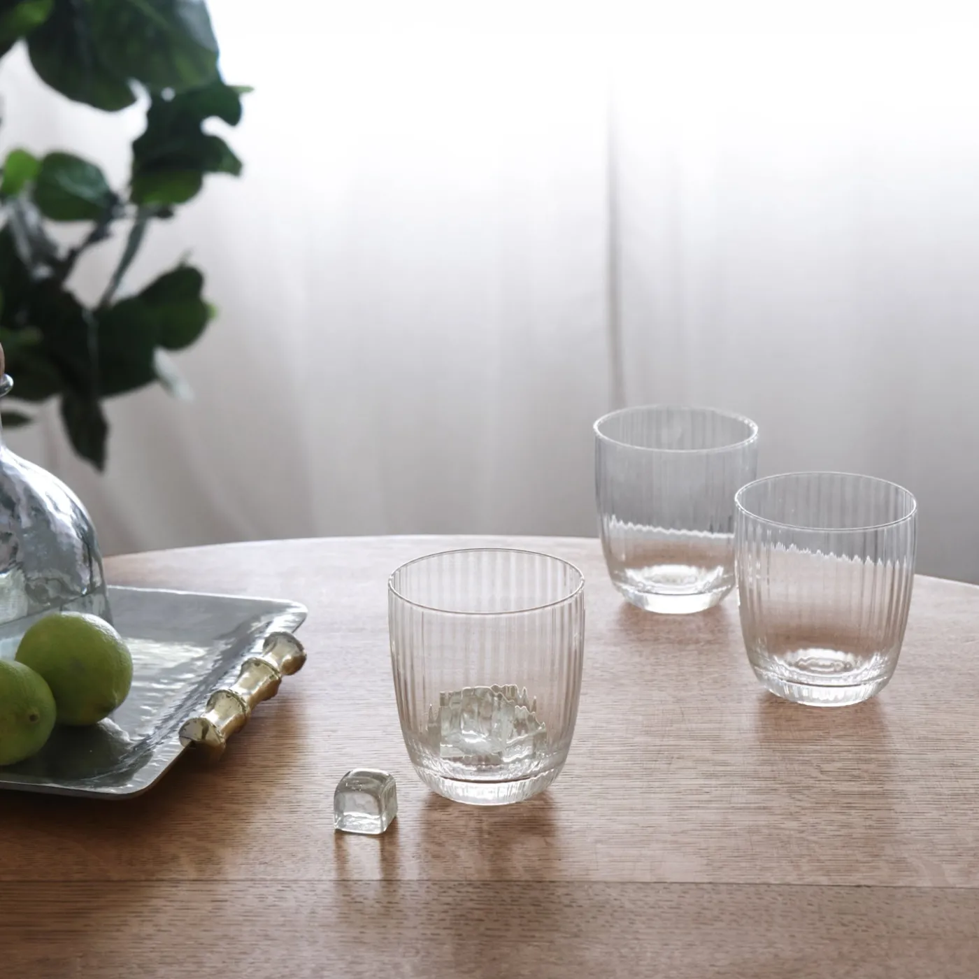 Sale GLASS Venice Stemless Wine Glass/Double Old Fashioned Set of 4 (Clear) View All Glass|Glass