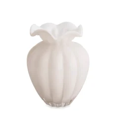 Discount GLASS Vento Large Vase Cream View All Glass|Glass