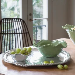 Best ORGANIC PEARL Nova Round Platter View All Organic Pearl|ORGANIC PEARL Nova