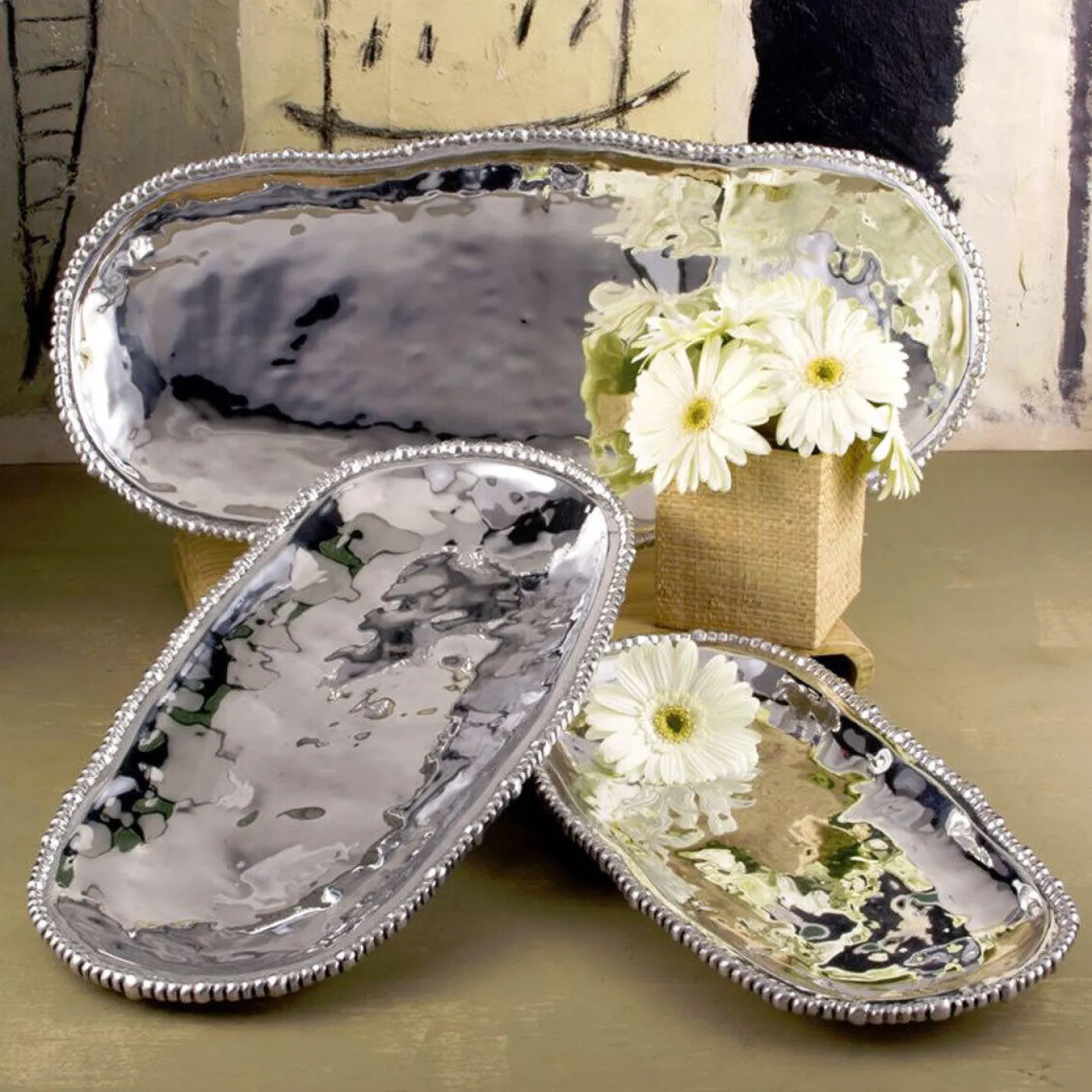 Discount ORGANIC PEARL Nova Small Oval Platter View All Organic Pearl|ORGANIC PEARL Nova