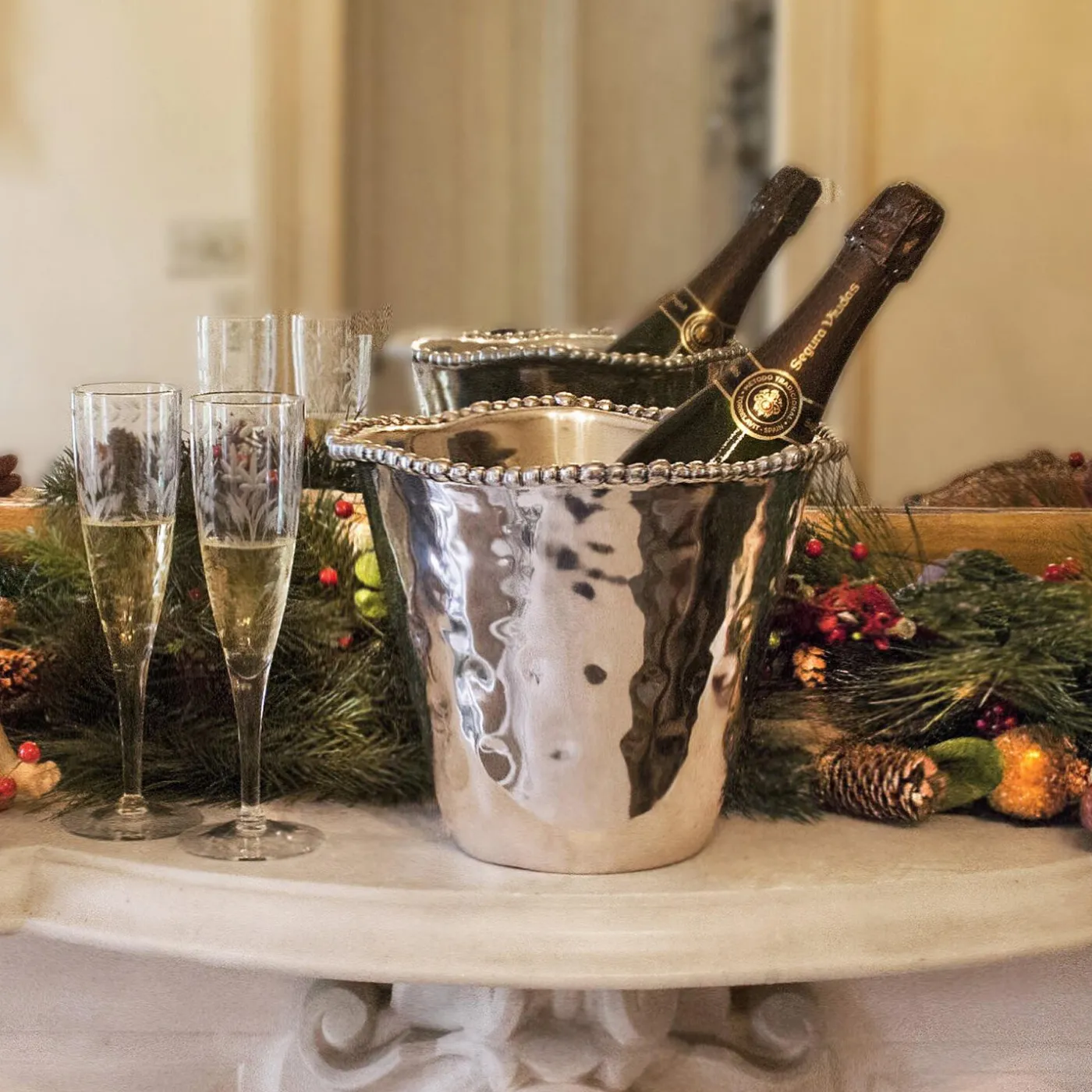 New ORGANIC PEARL Orlando Ice Bucket-Vase View All Organic Pearl|Ice Buckets + Scoops