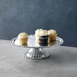 Best PEDESTAL Organic Pearl Nova Round Platter View All Organic Pearl|ORGANIC PEARL Nova