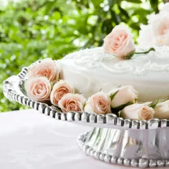 Best PEDESTAL Organic Pearl Nova Round Platter View All Organic Pearl|ORGANIC PEARL Nova