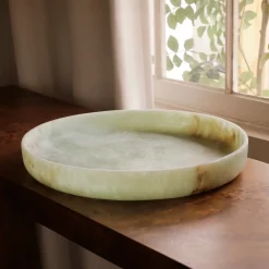 Outlet RESIN Giada Round Tray Jade Swirl Resin|RESIN Giada