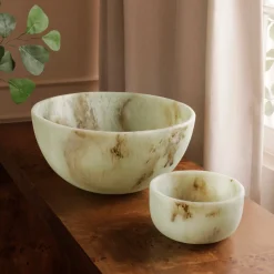 RESIN Giada Small Bowl Jade Swirl Resin|RESIN Giada