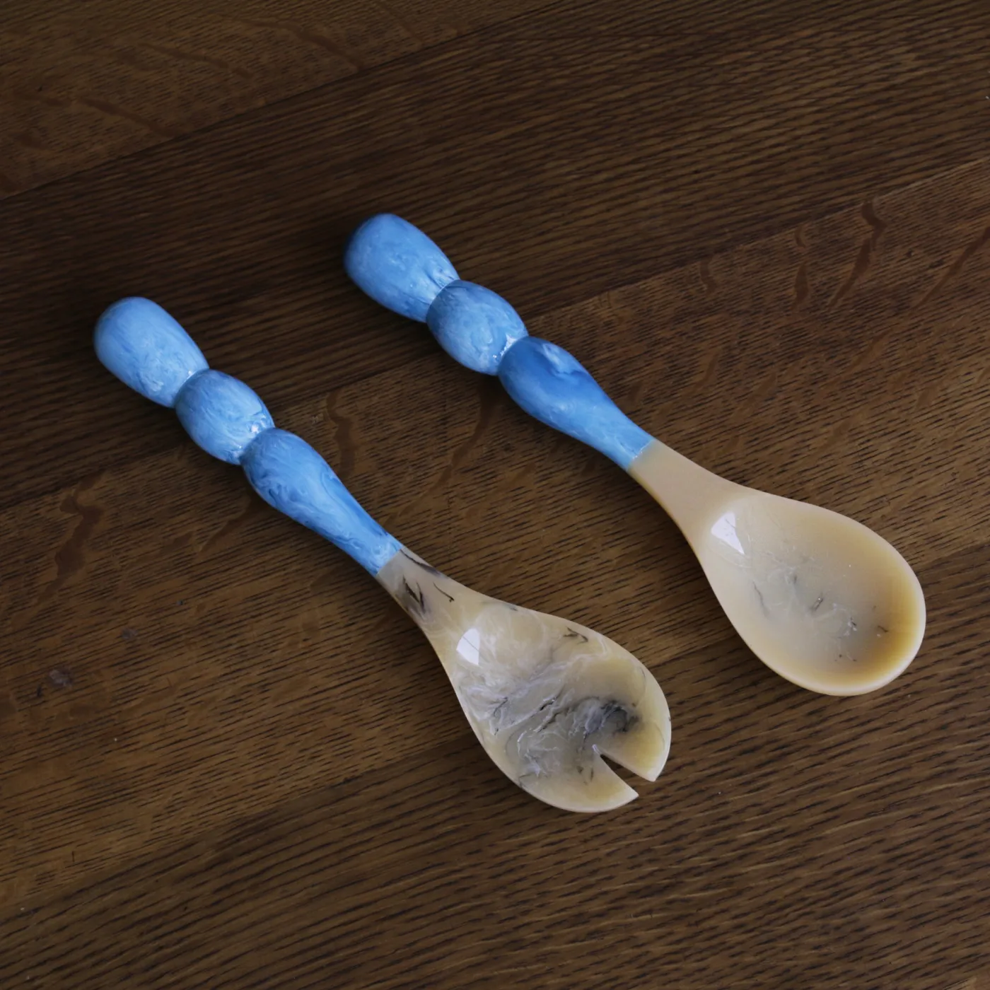 Discount RESIN Rio Bubble Salad Servers (Blue) Resin|RESIN Rio
