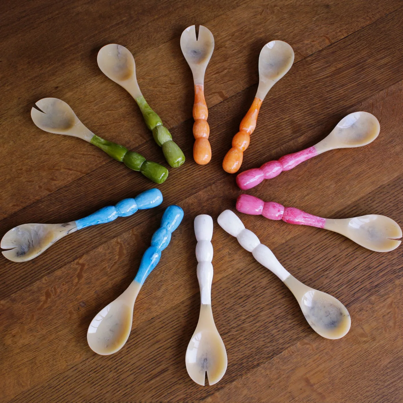 Discount RESIN Rio Bubble Salad Servers (Blue) Resin|RESIN Rio