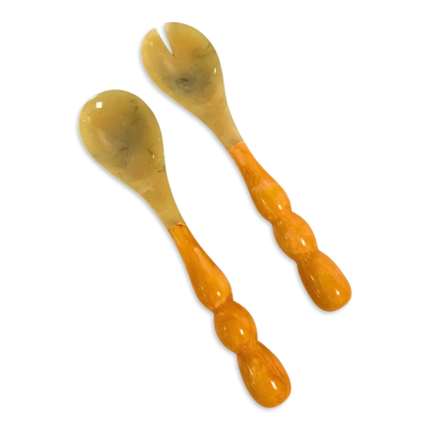 Sale RESIN Rio Bubble Salad Servers(Orange) Resin|RESIN Rio