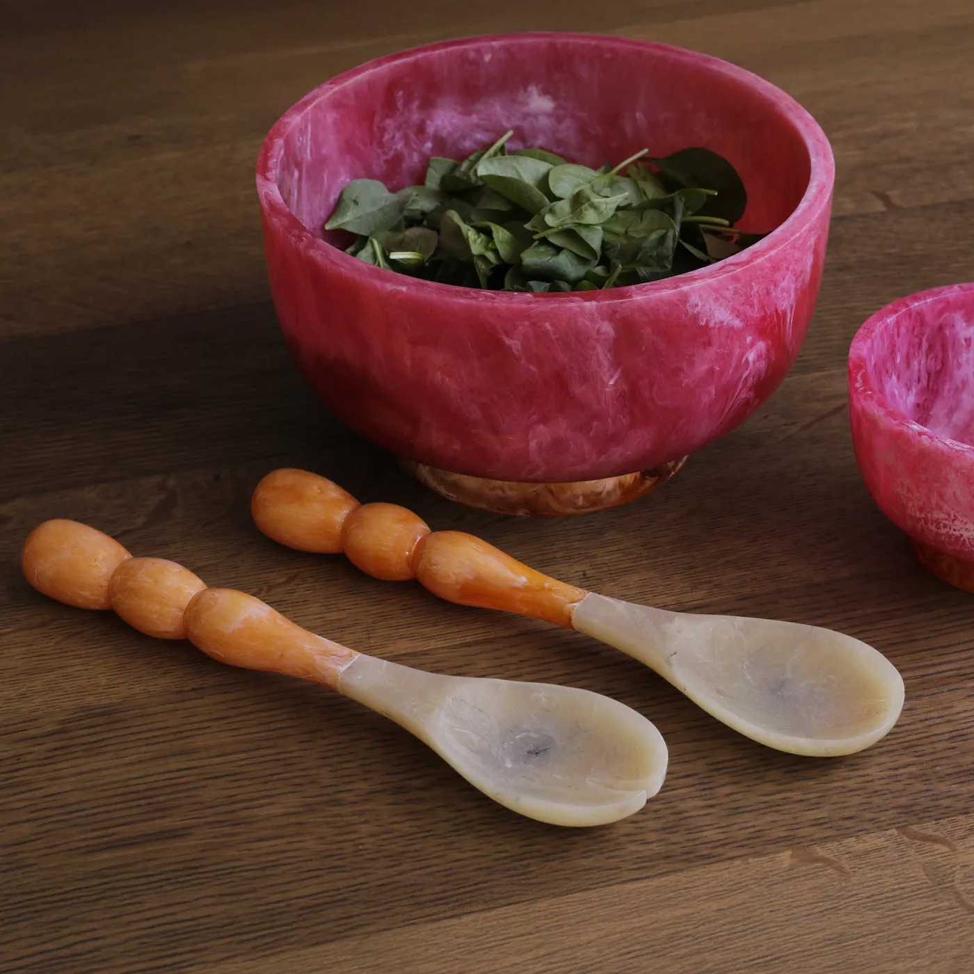 Sale RESIN Rio Bubble Salad Servers(Orange) Resin|RESIN Rio