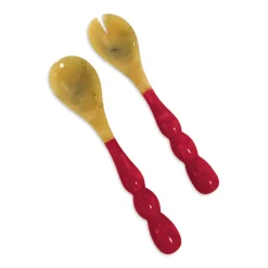 New RESIN Rio Bubble Salad Servers (Pink) Resin|RESIN Rio