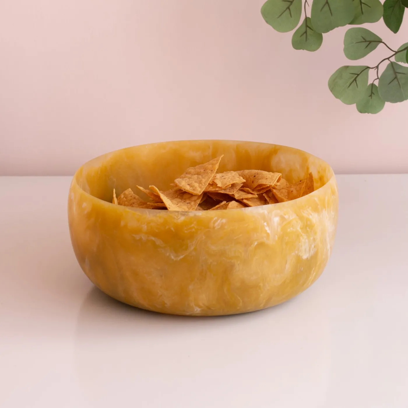 Clearance RESIN Sorbet Large Round Bowl Matcha Resin|RESIN Sorbet