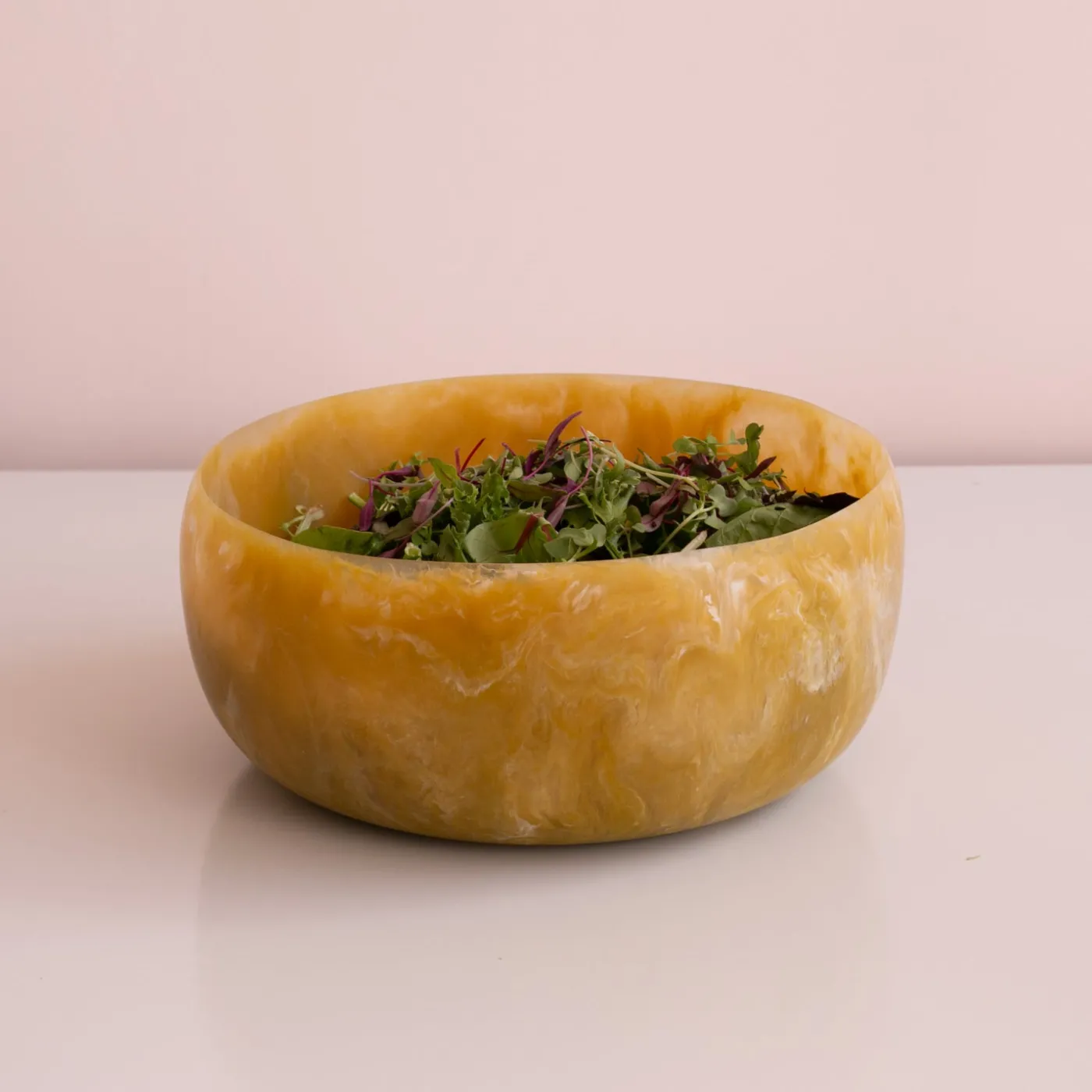 Clearance RESIN Sorbet Large Round Bowl Matcha Resin|RESIN Sorbet