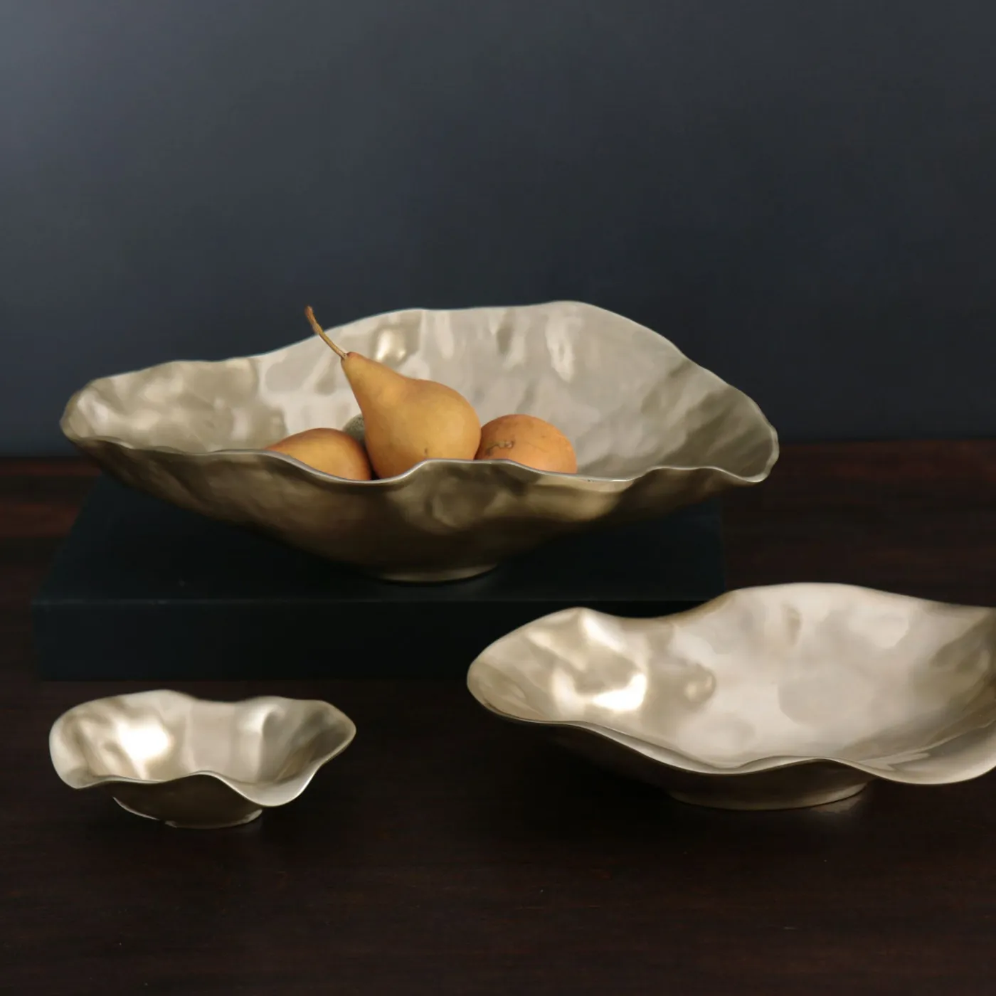Outlet SIERRA MODERN Maia Medium Oval Bowl (Gold) Bowls|Gifts For The Bride + Groom