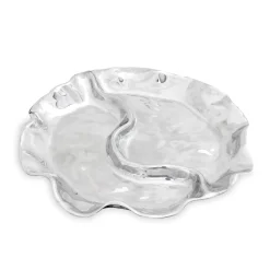 Outlet VENTO Large Divided Serving Platter Signature Aluminum Metal