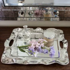 New VENTO Rebecca Medium Rectangular Tray with Handles Trays|Gifts For The Entertainer