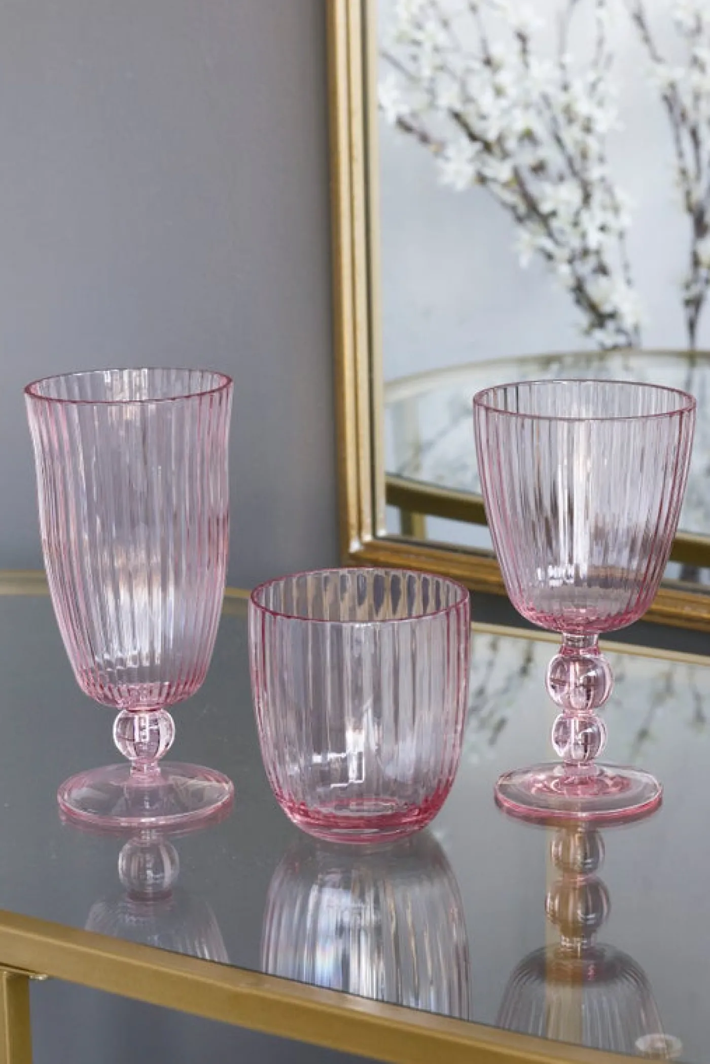 Discount VIDA Acrylic All Purpose Set of 4 (Pink) View All Vida|Drinkware