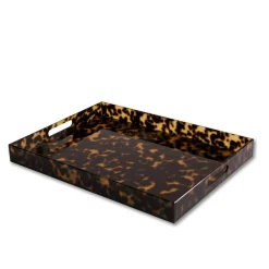 Hot VIDA Acrylic Tortoise X-Large Tray With Handles View All Vida|Trays