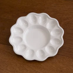 New VIDA Alegria Deviled Egg Platter (White) View All Vida|Platters