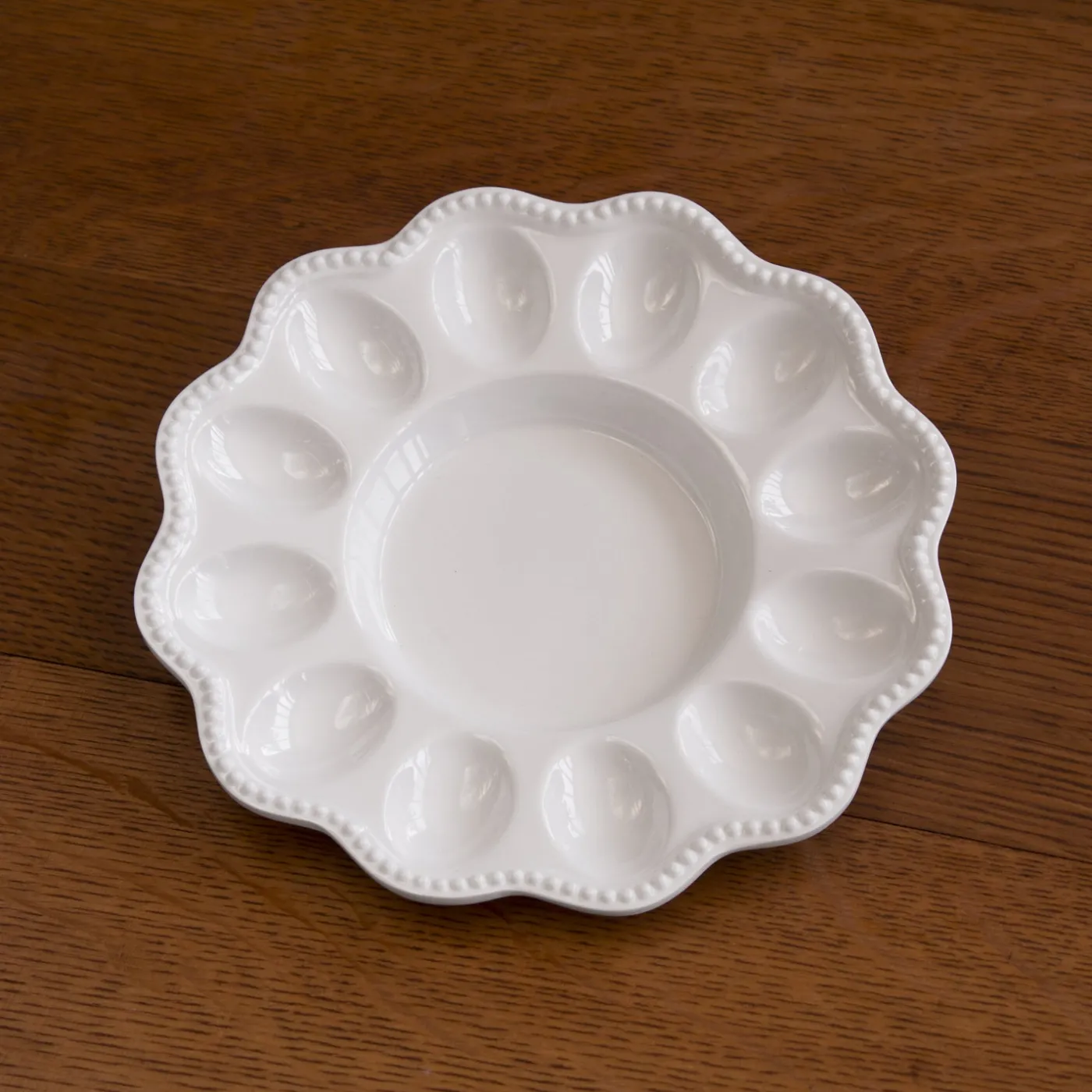 New VIDA Alegria Deviled Egg Platter (White) View All Vida|Platters