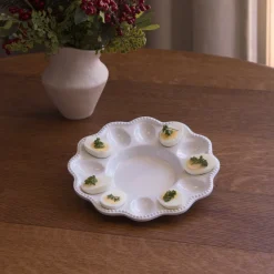 New VIDA Alegria Deviled Egg Platter (White) View All Vida|Platters