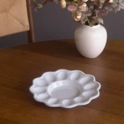 New VIDA Alegria Deviled Egg Platter (White) View All Vida|Platters