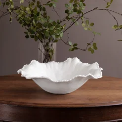 Outlet VIDA Alegria Extra Large Round Centerpiece (White) View All Vida|Centerpiece