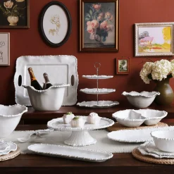 Online VIDA Alegria Large Oval Platter (White) View All Vida|VIDA Alegria